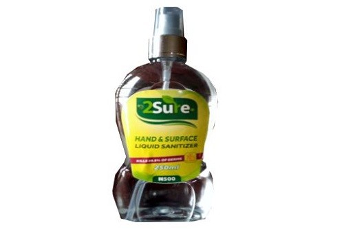 2Sure Hand and Surface Liquid Sanitizer - 250ml